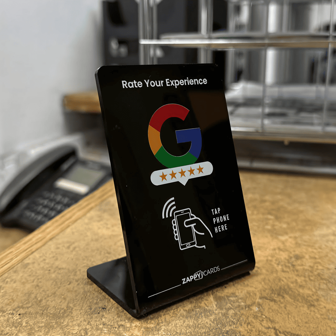 Zappy Google Review Stand