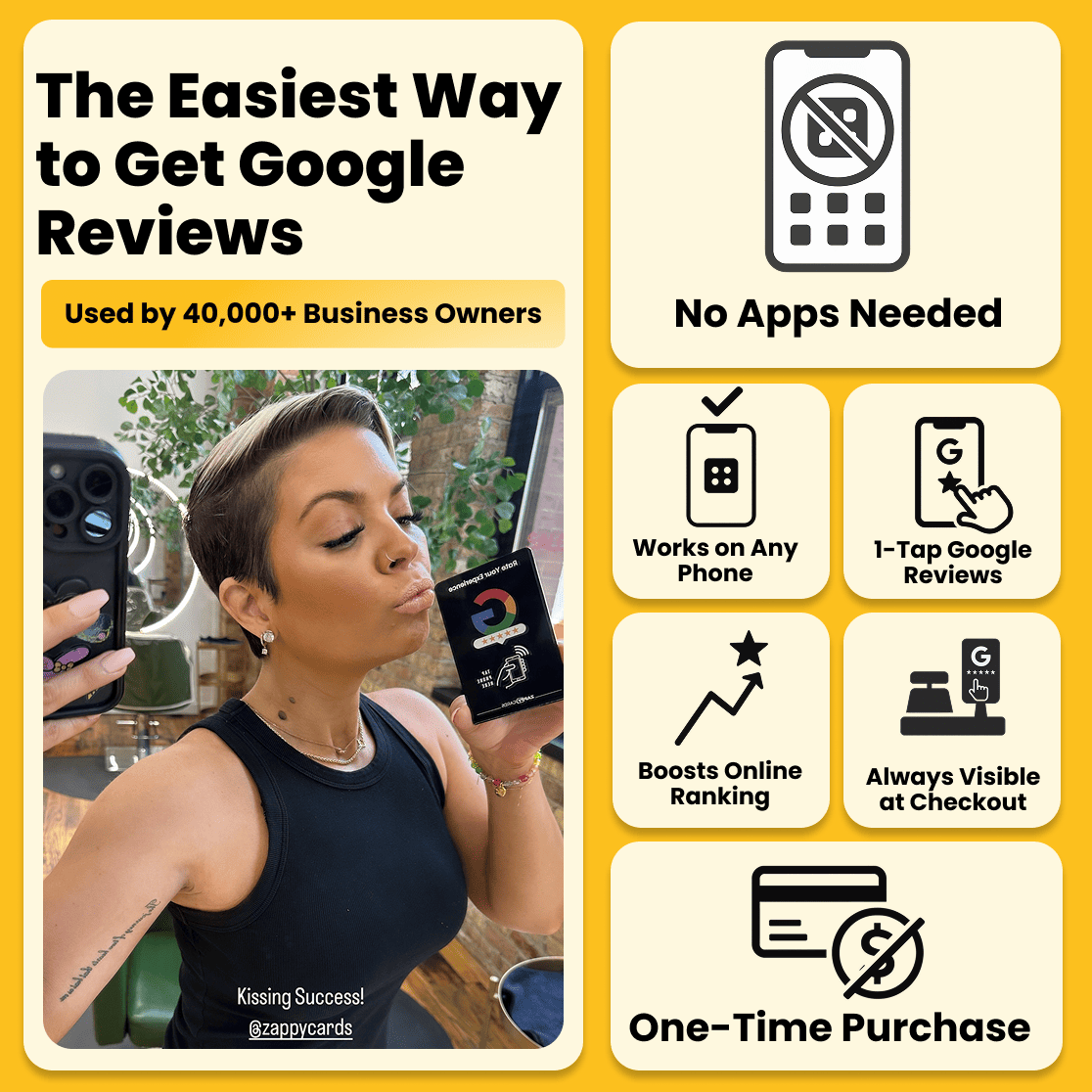 Zappy Google Review Stand