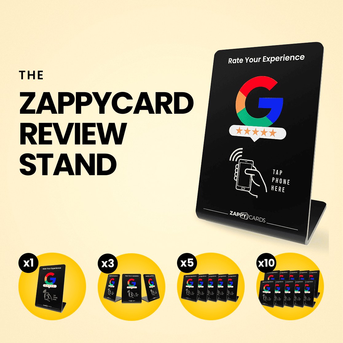 Google Review Stand