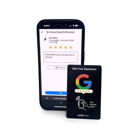 Zappy Google Review Card