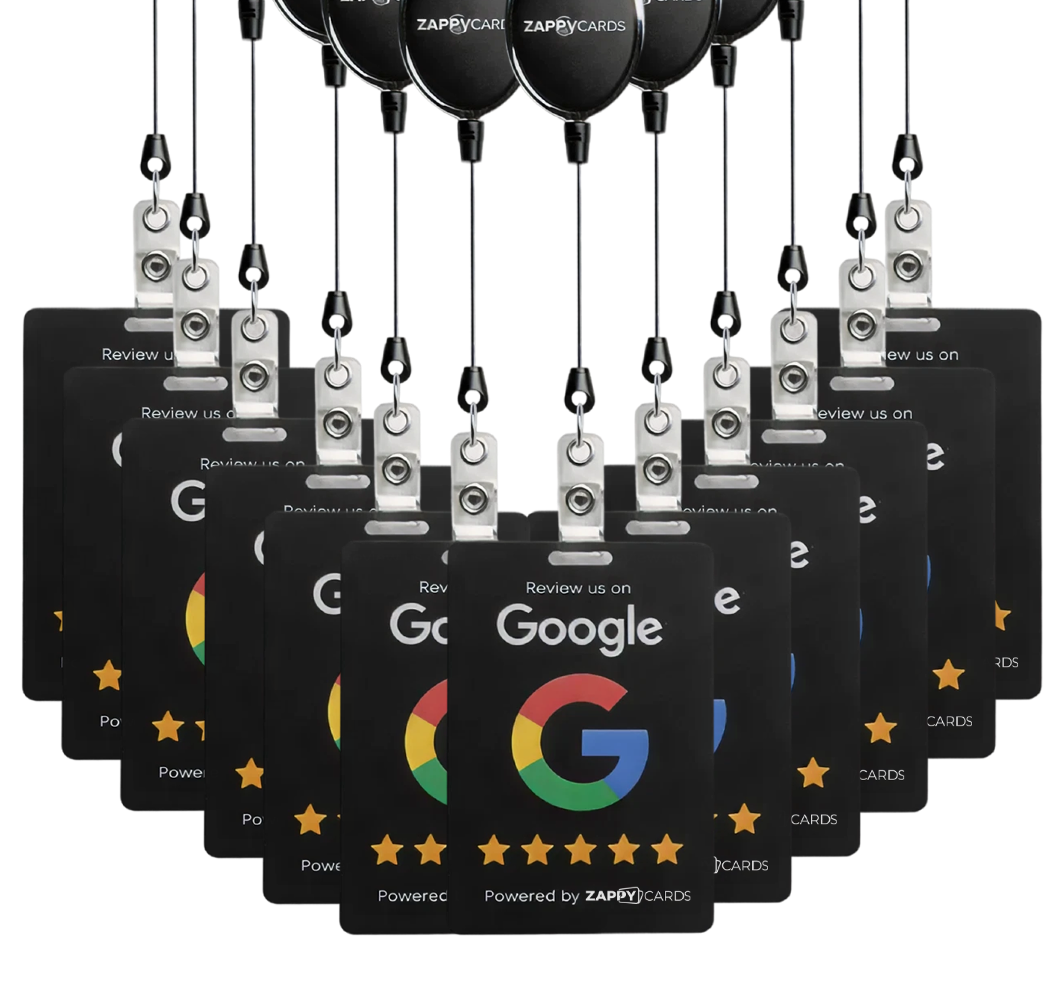 ZappyService Card — Wearable Google Review Card for Service Pros
