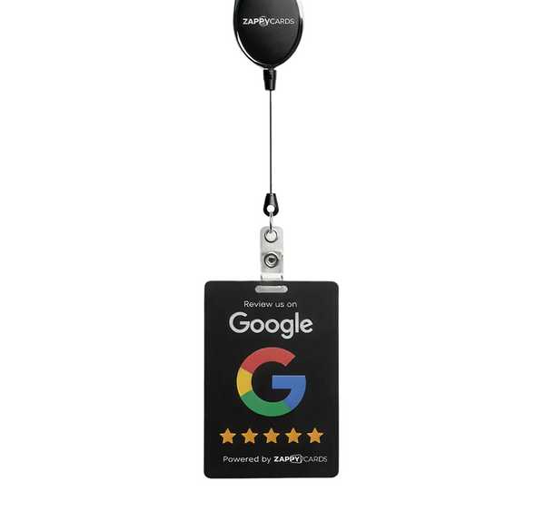 ZappyCards NFC Google review card