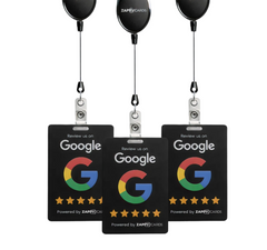ZappyCards NFC Google review card