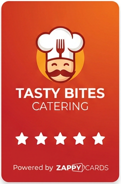Tasty Bites Catering card