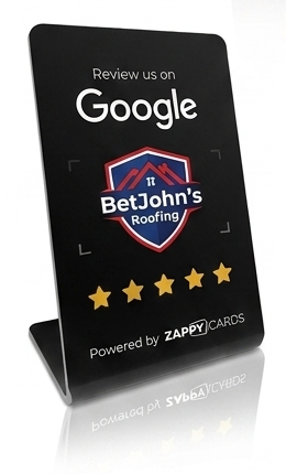 BetJohn's Roofing stand